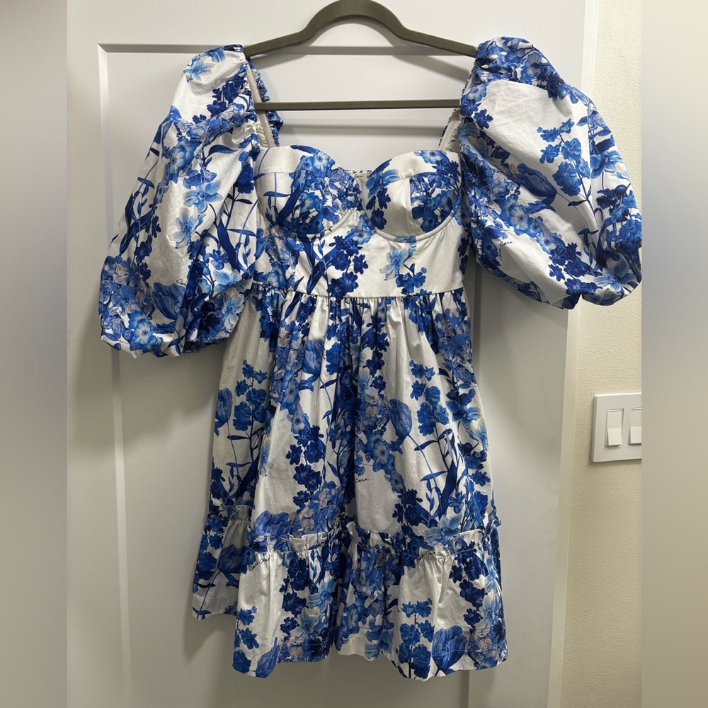 Cara Cara Blue and White Dress